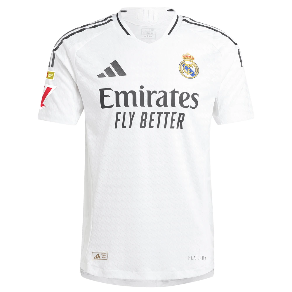 Maillot de joueur authentique adidas Kylian Mbappé blanc Real Madrid 2024/25 domicile pour homme