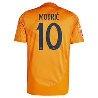 Men's adidas Luka Modric Orange Real Madrid 2024/25 Away Authentic Jersey