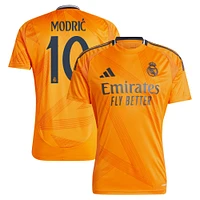 Maillot adidas Luka Modric pour homme, réplique du Real Madrid 2024/25 extérieur, orange