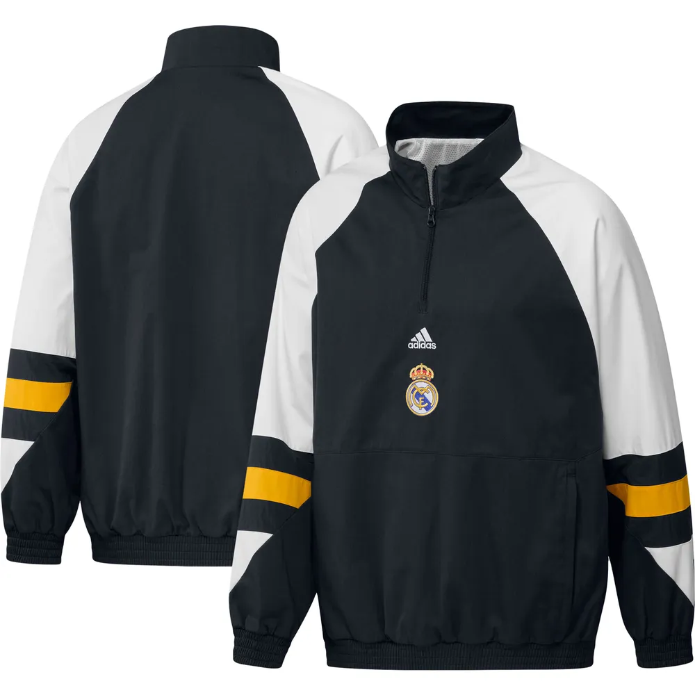 Adidas Men's adidas Navy Real Madrid Football Icon Raglan Quarter-Zip Top