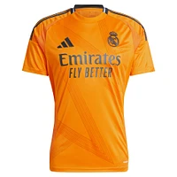 Men's adidas Vini Jr. Orange Real Madrid 2024/25 Away Replica Player Jersey