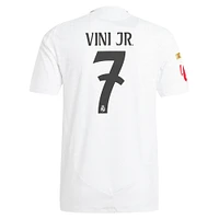 Men's adidas Vini Jr. White Real Madrid 2024/25 Home Authentic Player Jersey