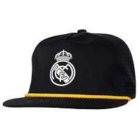 Men's Black Real Madrid Golf Performance Adjustable Hat