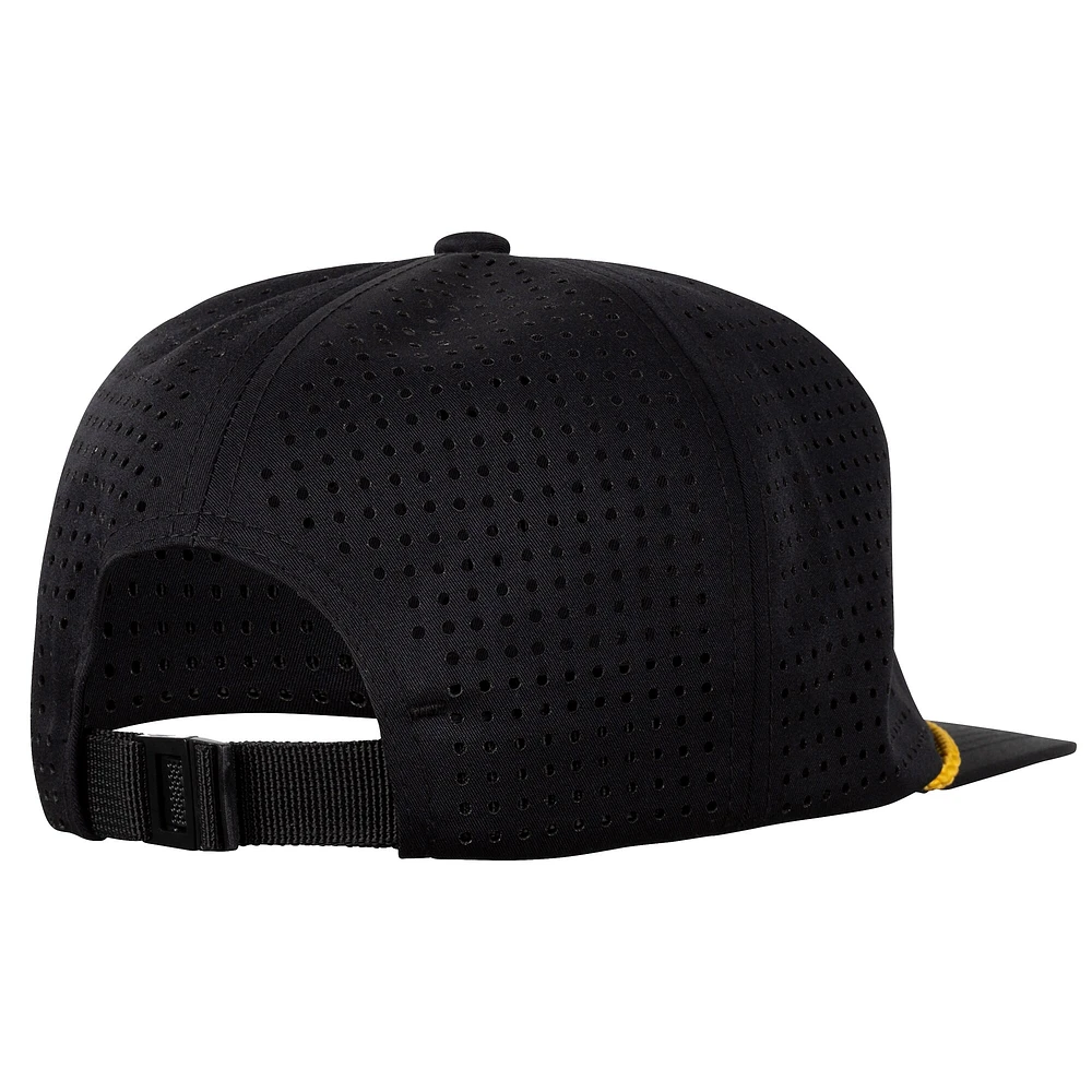 Men's Black Real Madrid Golf Performance Adjustable Hat