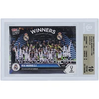 Real Madrid CF 2024-25 Topps Now UCL 2024 UEFA Super Cup Winners #1 BGS Authenticated 10 Card - 10,10,9.5,10 Subgrades