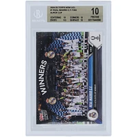 Real Madrid CF 2024-25 Topps Now UCL 2024 UEFA Super Cup Winners #1 BGS Authenticated 10 Card - 10,10,9.5,10 Subgrades