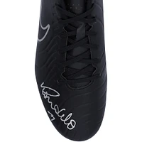 Ronaldo Real Madrid Autographed Black Nike Tiempo Soccer Cleat