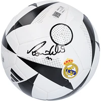 Ronaldo Real Madrid Autographed White adidas Logo Soccer Ball