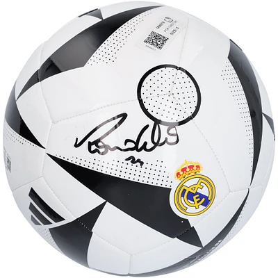 Ronaldo Real Madrid Autographed White adidas Logo Soccer Ball