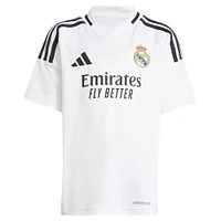 Mini kit adidas domicile Real Madrid 2024/25 blanc pour enfant