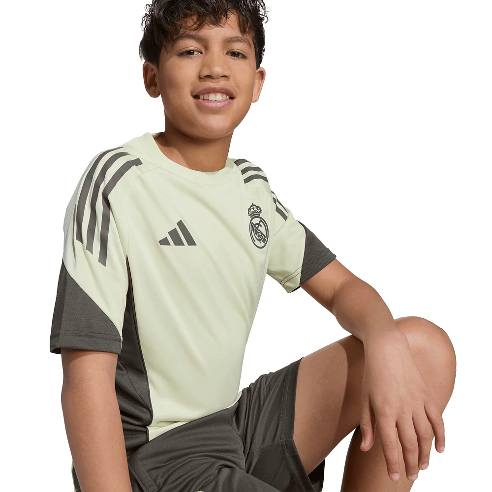 Youth adidas  Light Green Real Madrid 2025/26 Training Jersey