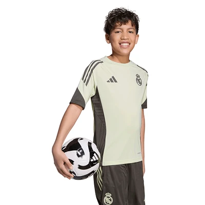 Youth adidas  Light Green Real Madrid 2025/26 Training Jersey