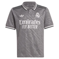 Maillot réplique pour jeunes adidas Originals Anthracite Real Madrid 2024/25 Third