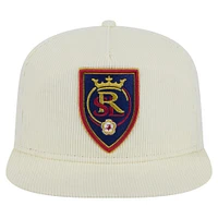 Men's New Era  Cream Real Salt Lake 2025 Kickoff Snapback Golfer Hat
