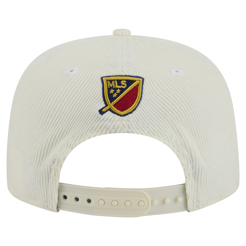 Men's New Era  Cream Real Salt Lake 2025 Kickoff Snapback Golfer Hat