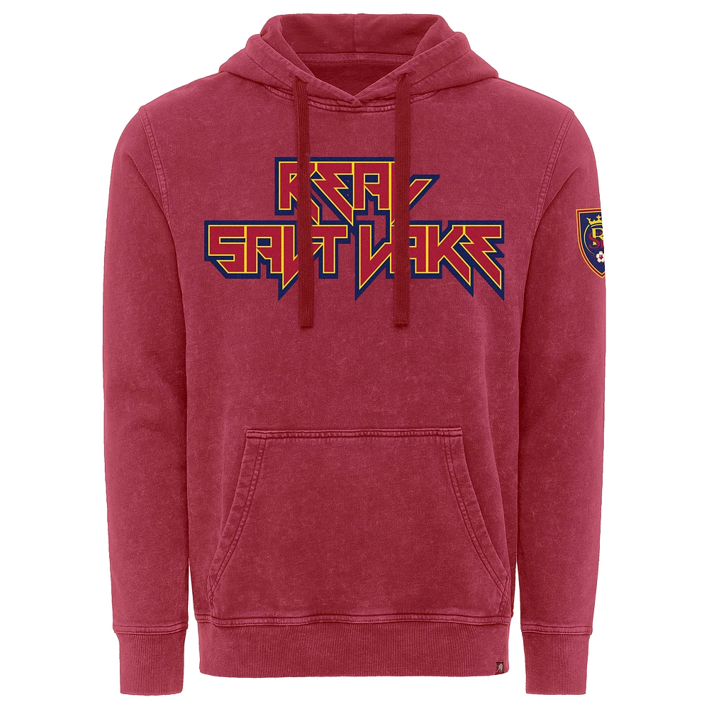 Sweat à capuche Sportiqe Crimson Real Salt Lake Distressed Jimi pour homme
