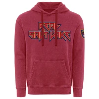 Sweat à capuche Sportiqe Crimson Real Salt Lake Distressed Jimi pour homme