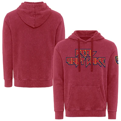 Sweat à capuche Sportiqe Crimson Real Salt Lake Distressed Jimi pour homme