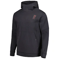 Men's adidas Black Real Salt Lake 2023 Player Travel Pullover Hoodie