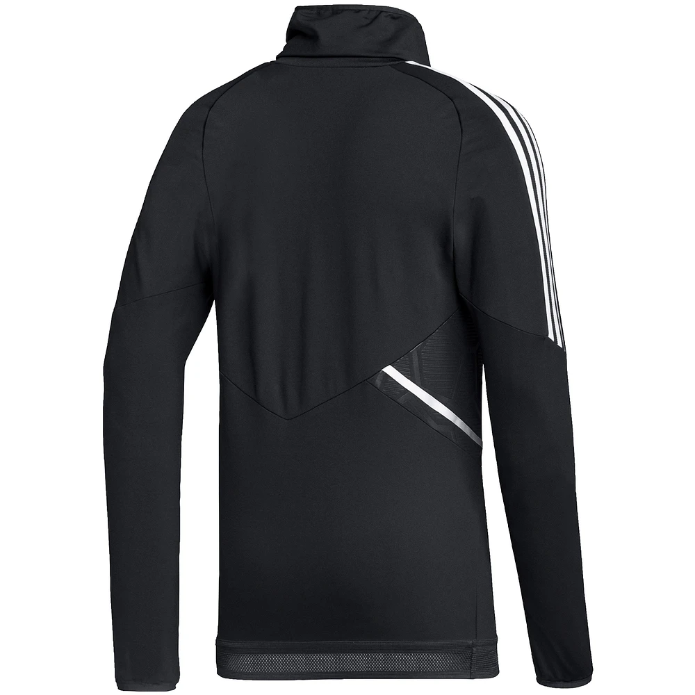 Men's adidas Black Real Salt Lake COLD.RDY Raglan Warmup Pullover Jacket