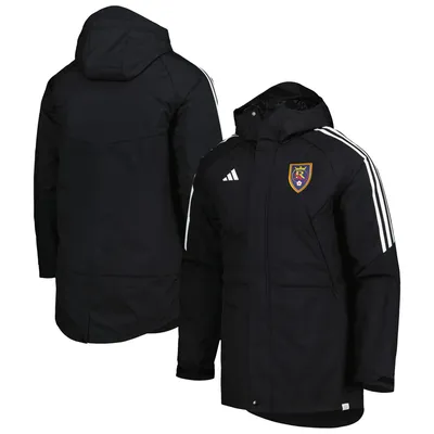 adidas Real Salt Lake Stadium Parka Raglan Full-Zip Hoodie Veste pour homme