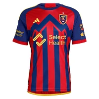 Men's adidas Diego Luna Red Real Salt Lake 2024 Peak Utah Authentic Player Jersey