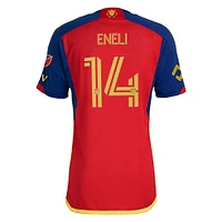 Men's adidas Emeka Eneli Red Real Salt Lake 2024 Peak Utah Authentic Player Jersey