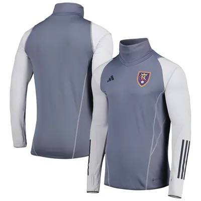 Haut adidas COLD.RDY Real Salt Lake Warm Raglan gris pour homme