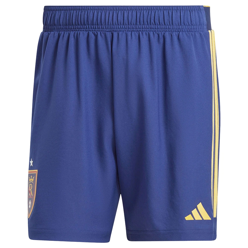 Short adidas pour homme bleu marine Real Salt Lake 2024 Domicile Authentique