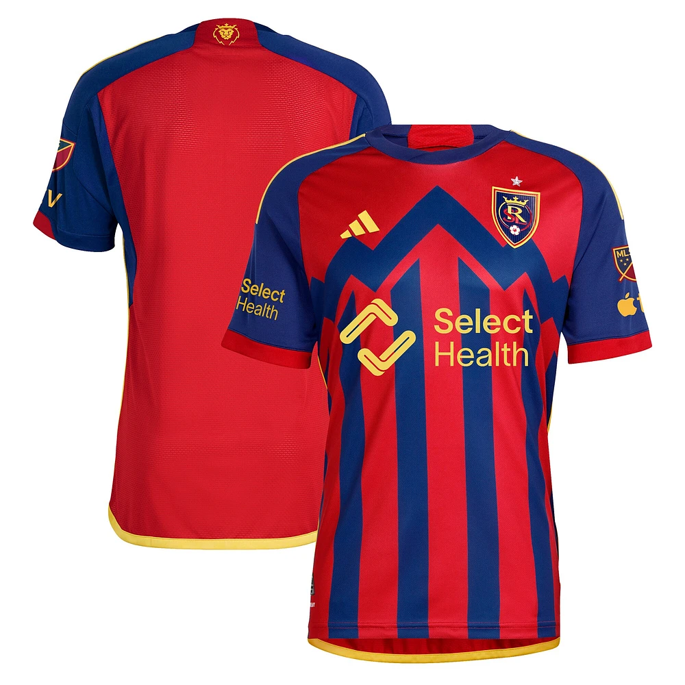 Men's adidas Red Real Salt Lake 2024 Peak Utah Authentic Jersey