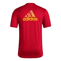 T-shirt adidas Real Salt Lake Local Pop AEROREADY rouge pour hommes