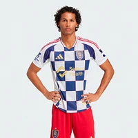 Maillot authentique adidas Real Salt Lake 2025 Grid City pour homme blanc