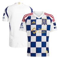 Maillot authentique adidas Real Salt Lake 2025 Grid City pour homme blanc