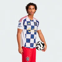 Maillot authentique adidas Real Salt Lake 2025 Grid City pour homme blanc