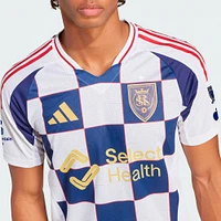 Maillot authentique adidas Real Salt Lake 2025 Grid City pour homme blanc