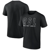 T-shirt furtif noir Real Salt Lake Fundamentals Fanatics pour hommes