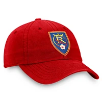 Casquette réglable Fanatics Red Real Salt Lake pour hommes