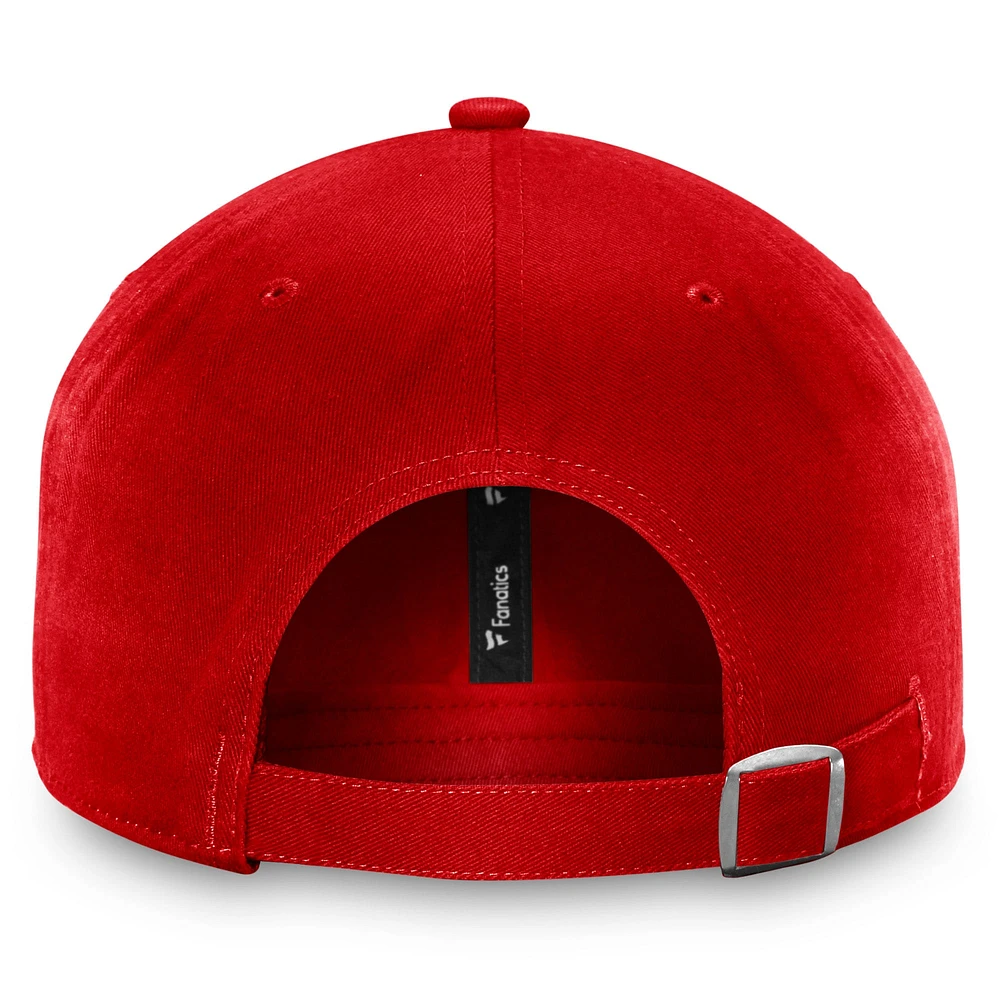 Casquette réglable Fanatics Red Real Salt Lake pour hommes