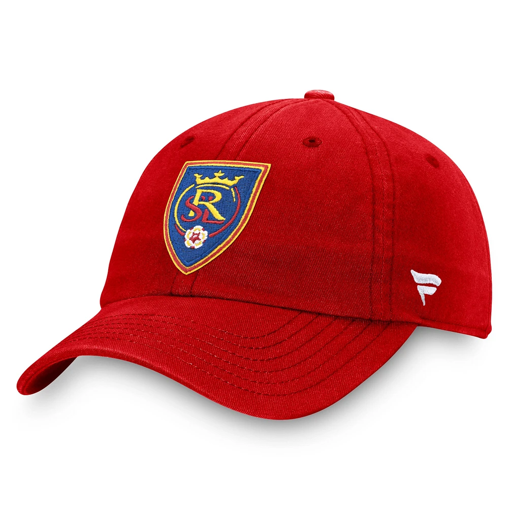 Casquette réglable Fanatics Red Real Salt Lake pour hommes