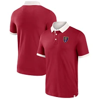 Men's Fanatics Red Real Salt Lake Second Period Polo Shirt