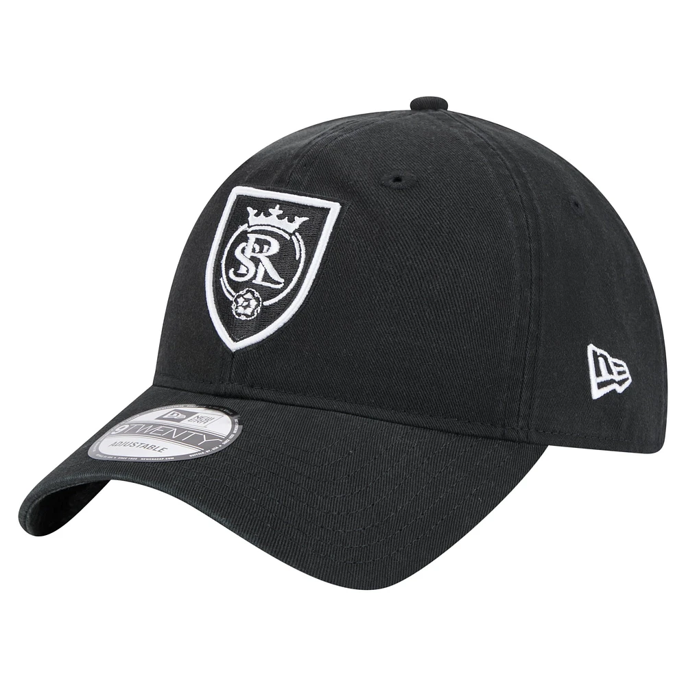 Men's New Era  Black Real Salt Lake 2025 Kickoff 9TWENTY Adjustable Hat
