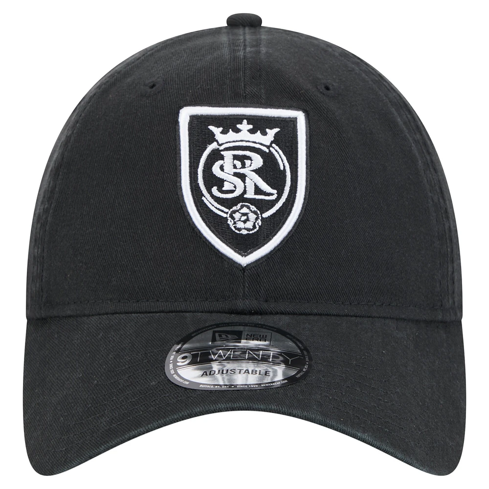Men's New Era  Black Real Salt Lake 2025 Kickoff 9TWENTY Adjustable Hat