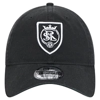 Men's New Era  Black Real Salt Lake 2025 Kickoff 9TWENTY Adjustable Hat
