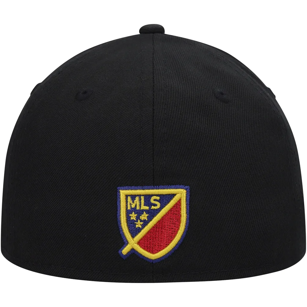 Casquette ajustée 59FIFTY noire à logo principal Real Salt Lake New Era pour hommes