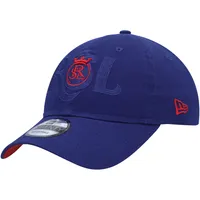 Casquette réglable New Era Real Salt Lake Kick Off 9TWENTY bleu pour homme