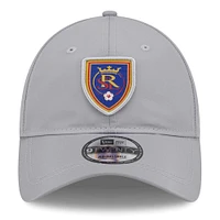 Men's New Era Gray Real Salt Lake Active 9TWENTY Adjustable Hat