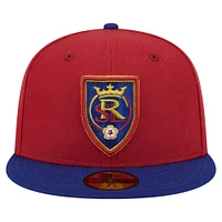 Men's New Era  Red Real Salt Lake 2025 Kickoff 59FIFTY Fitted Hat