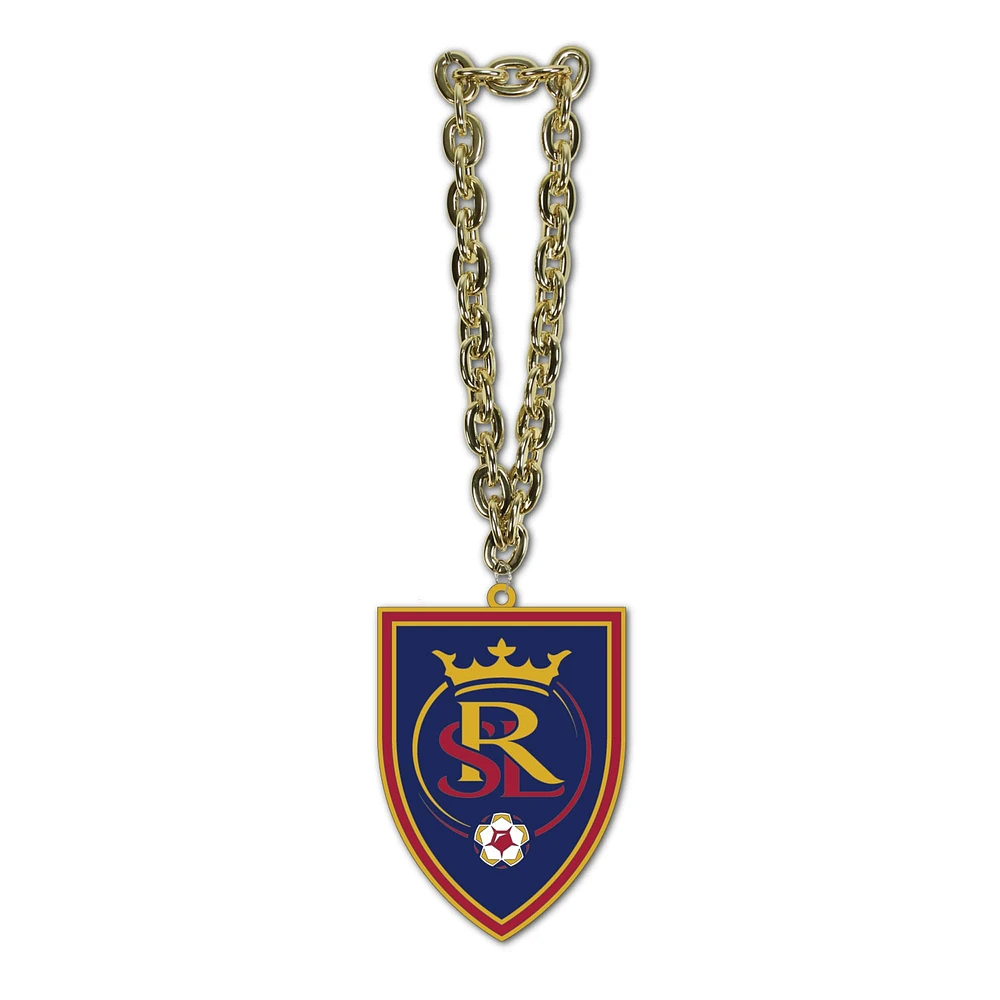 Collier chaîne avec logo de l'équipe MOJO Real Salt Lake