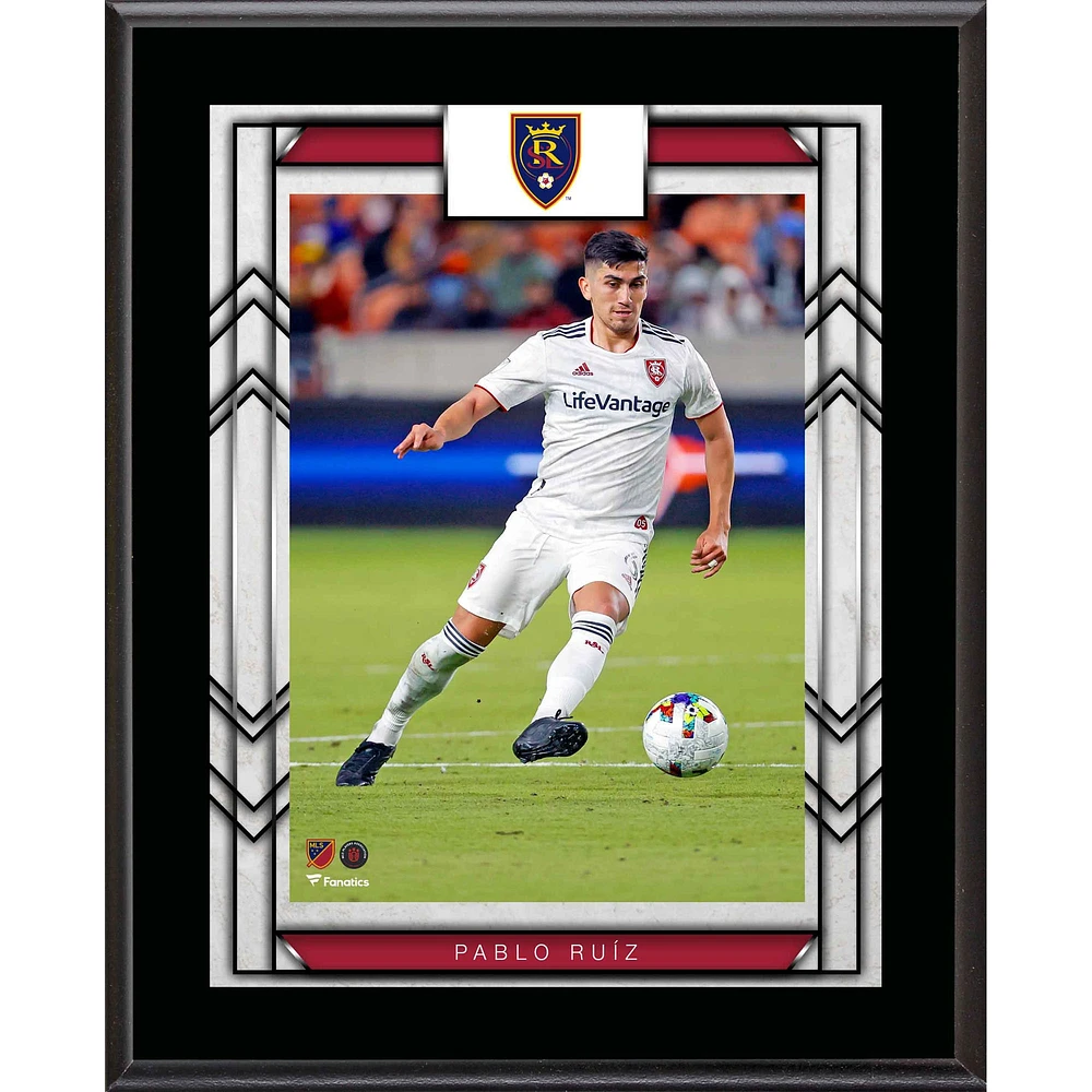 Pablo Ruiz Real Salt Lake 10.5" x 13" Sublimated Player Plaque