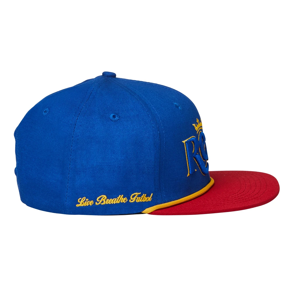 Unisex Live Breathe Futbol Blue Real Salt Lake Snapback Hat